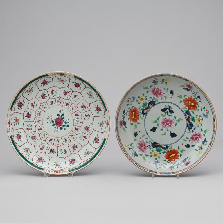 PARTI PORSLIN, 5 delar, Kina, 1800- tal.