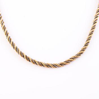 A 14K gold necklace, Kellomiehet Oy, Helsinki, Finland.