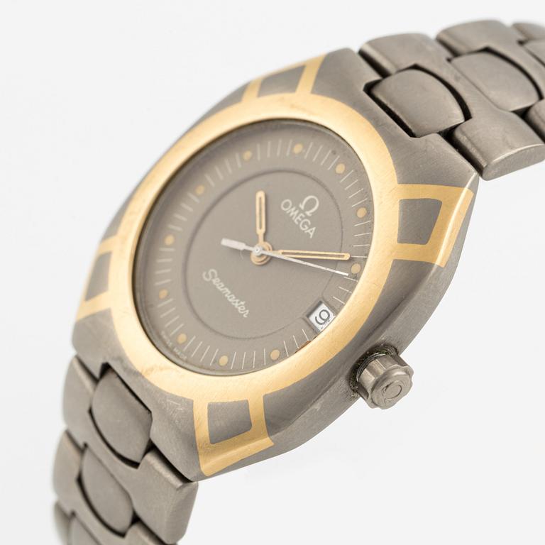 Omega, Seamaster Titane, Polaris, wristwatch, 31.5 mm.
