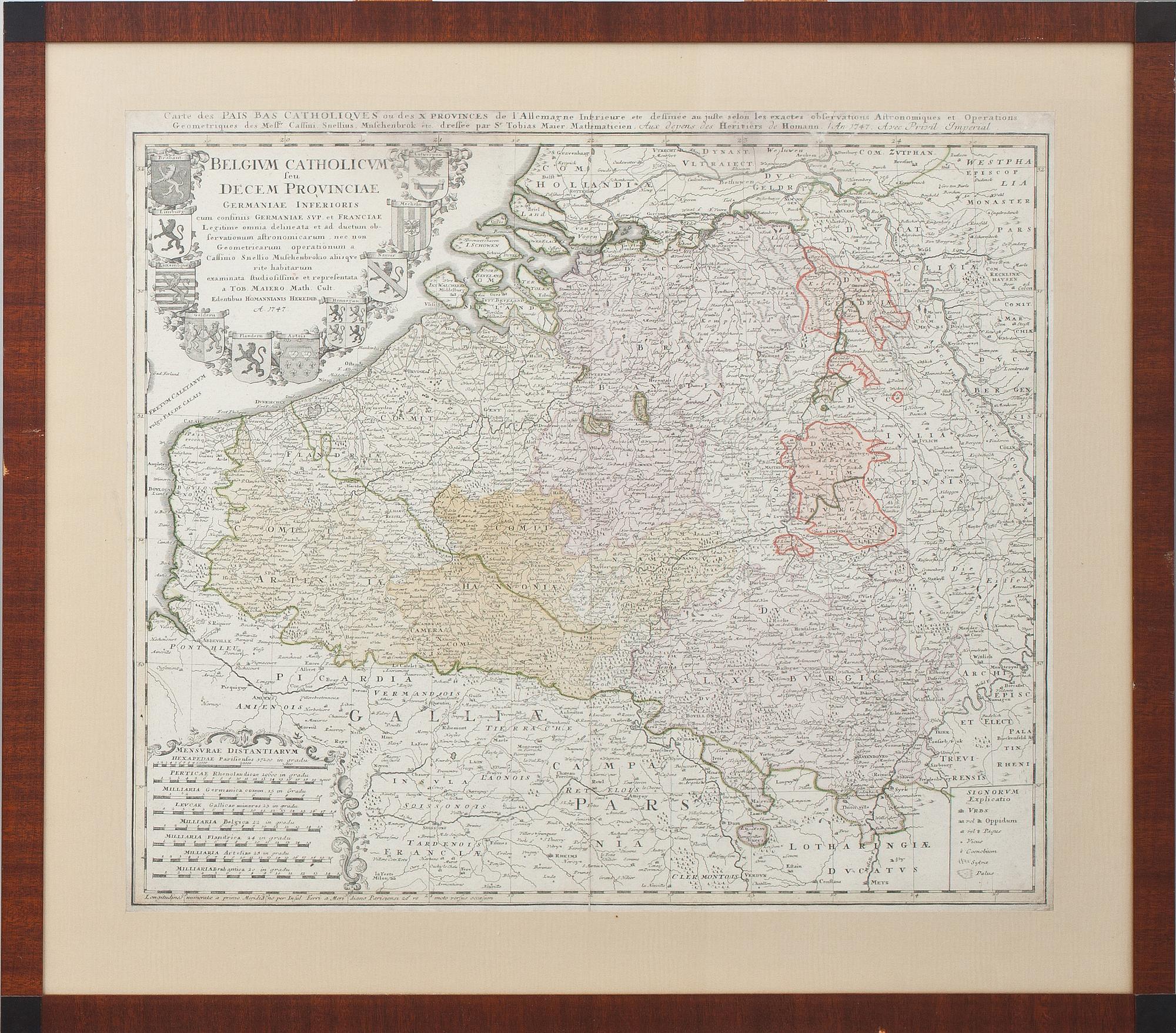 KARTA, Belgien, 1700-tal.