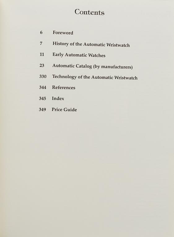 A lot of 4 books regarding watches.