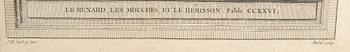 Jean-Baptiste Oudry, after, "Fables by La Fontaine"  27 pcs.