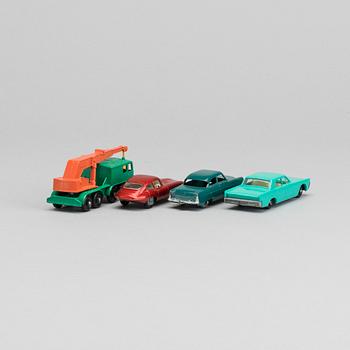 LESNEY MATCHBOX SERIES FOUR CARS.