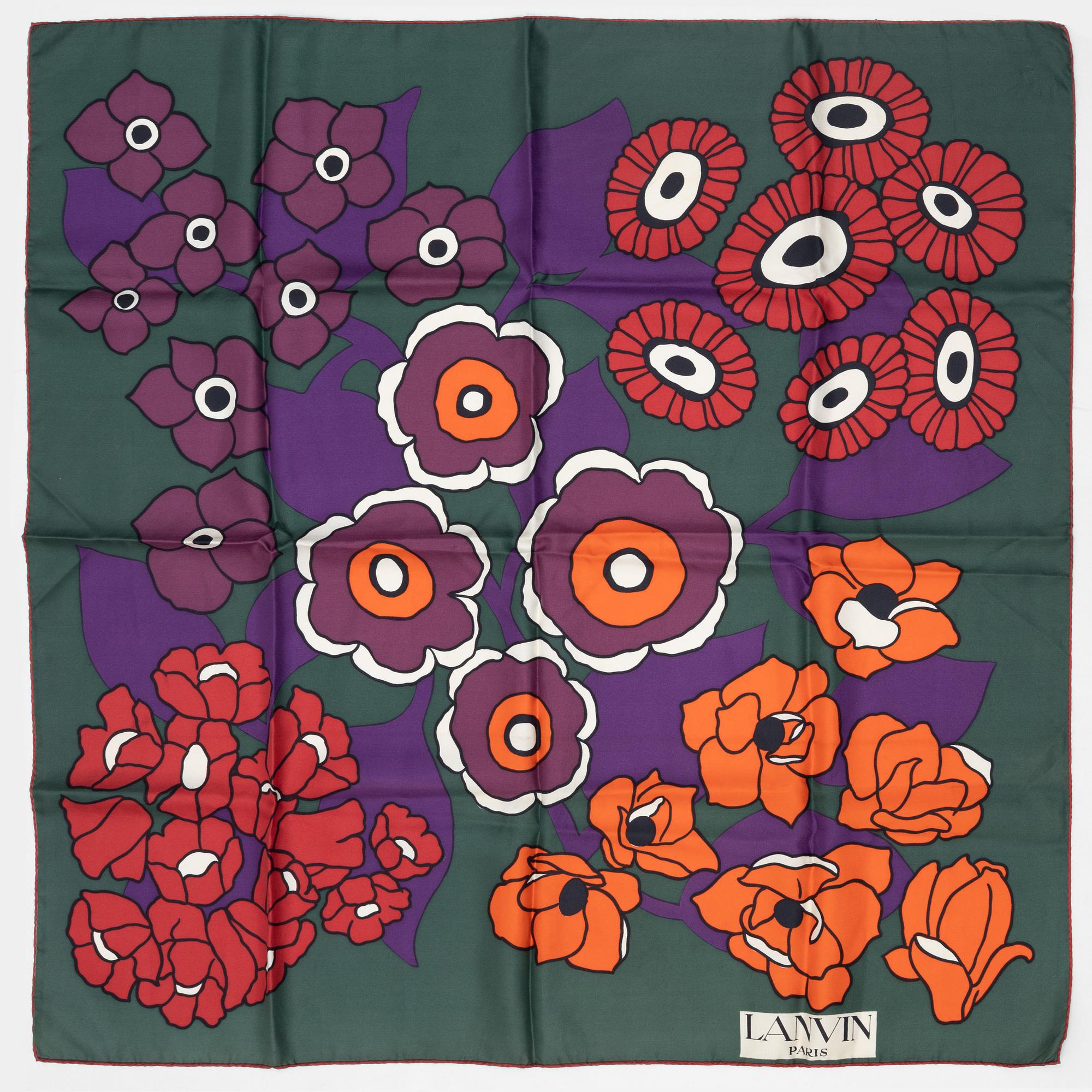 Lanvin, scarf, vintage.