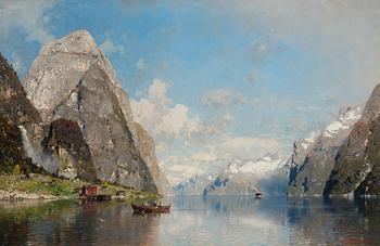 151. Georg Anton Rasmussen, FJORDLANDSKAP.