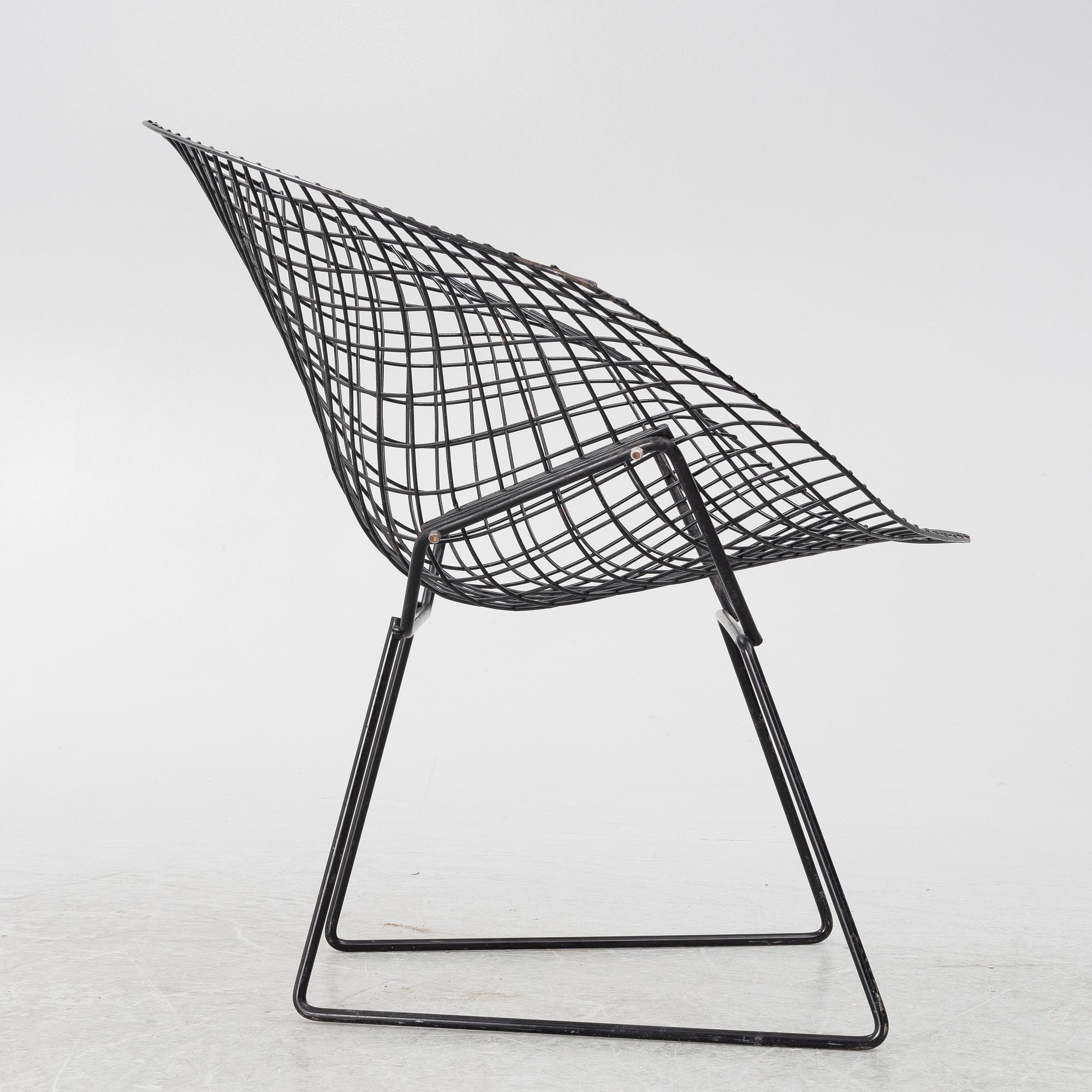 Harry Bertoia, Henry Bertoia, armchair, "Diamond Chair".