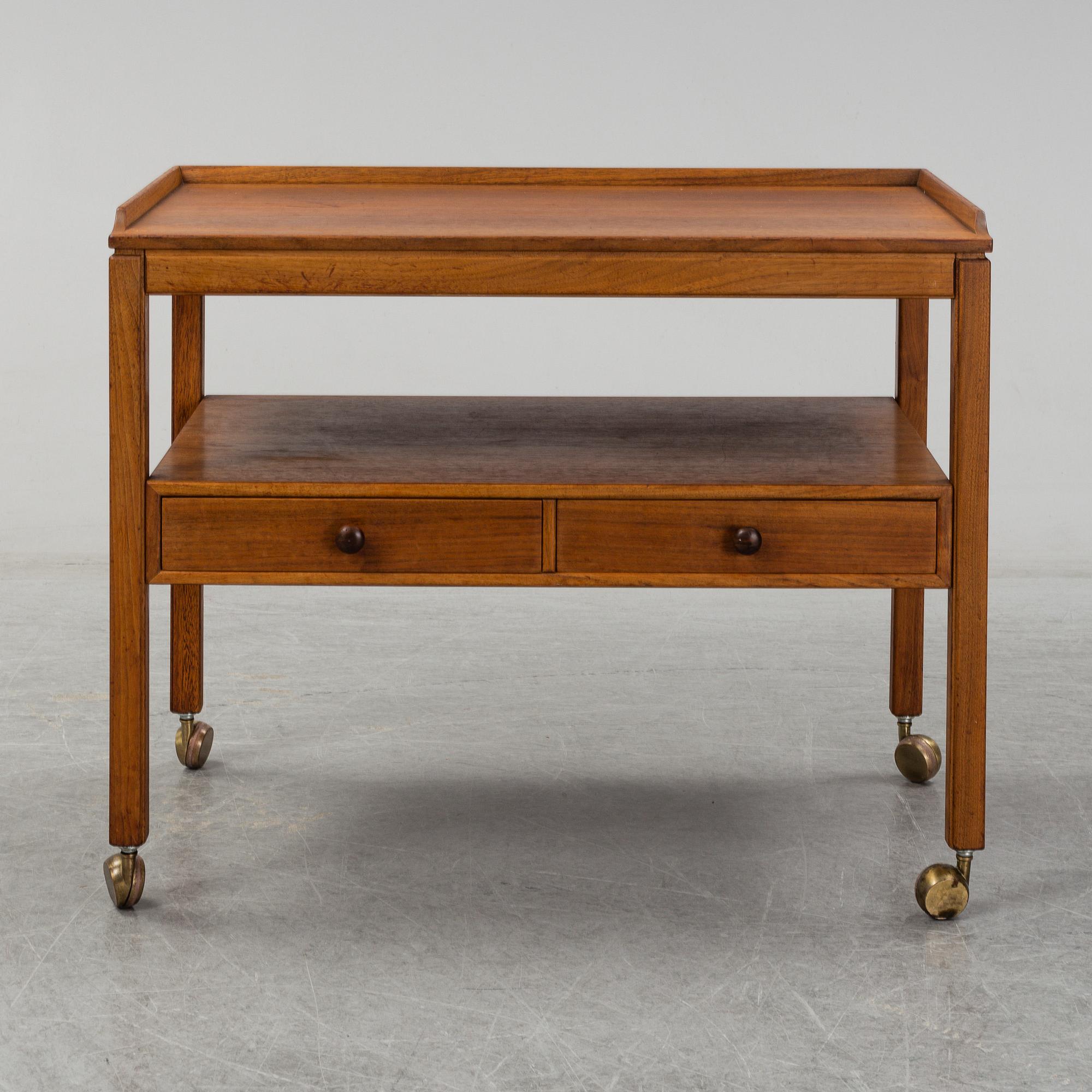 A 1960s "Casino" serving trolley design SVEN ENGSTRÖM & GUNNAR MYRSTRAND, Bra Bohag, Tingströms.