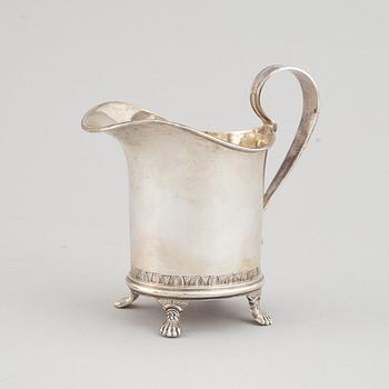 CG Råström, kaffeservis, 3 delar, silver, Stockholm 1950. Gustaviansk-stil.