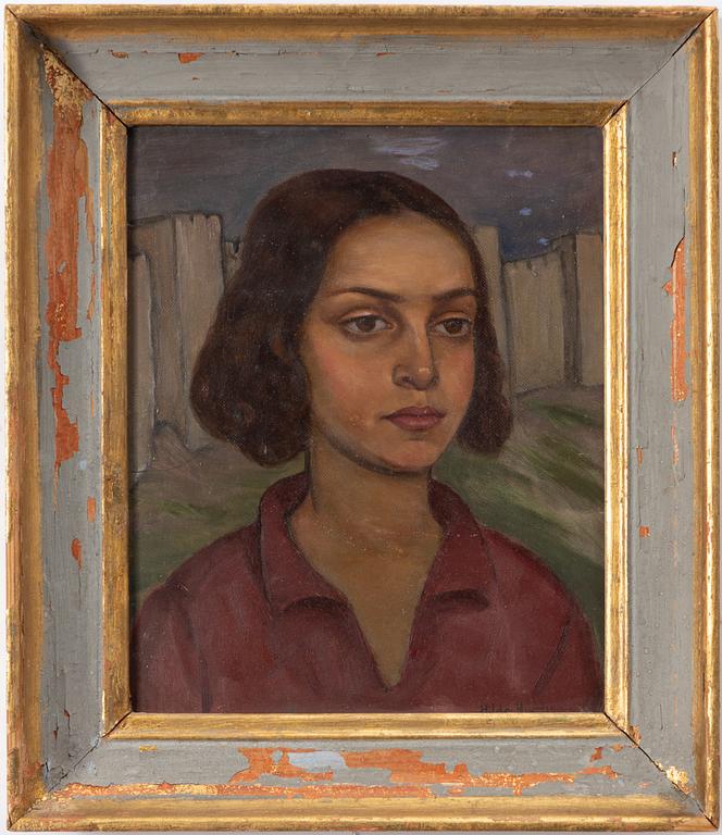 Hilda Heyman, Porträtt av flicka.