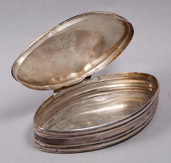 DOSA, silver och emalj, CA Serander Sundsvall 1863.