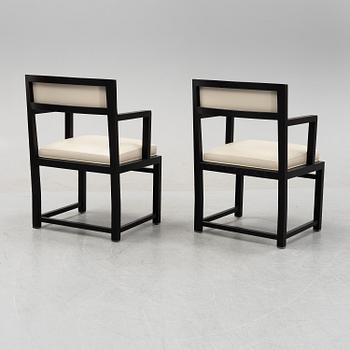 Antonio Citterio, six 'Simplice' armchairs, Maxalto, B&B Italia.