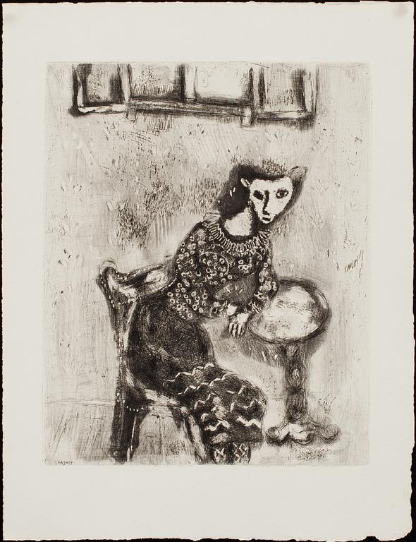 MARC CHAGALL, etsning, signerad i plåten.