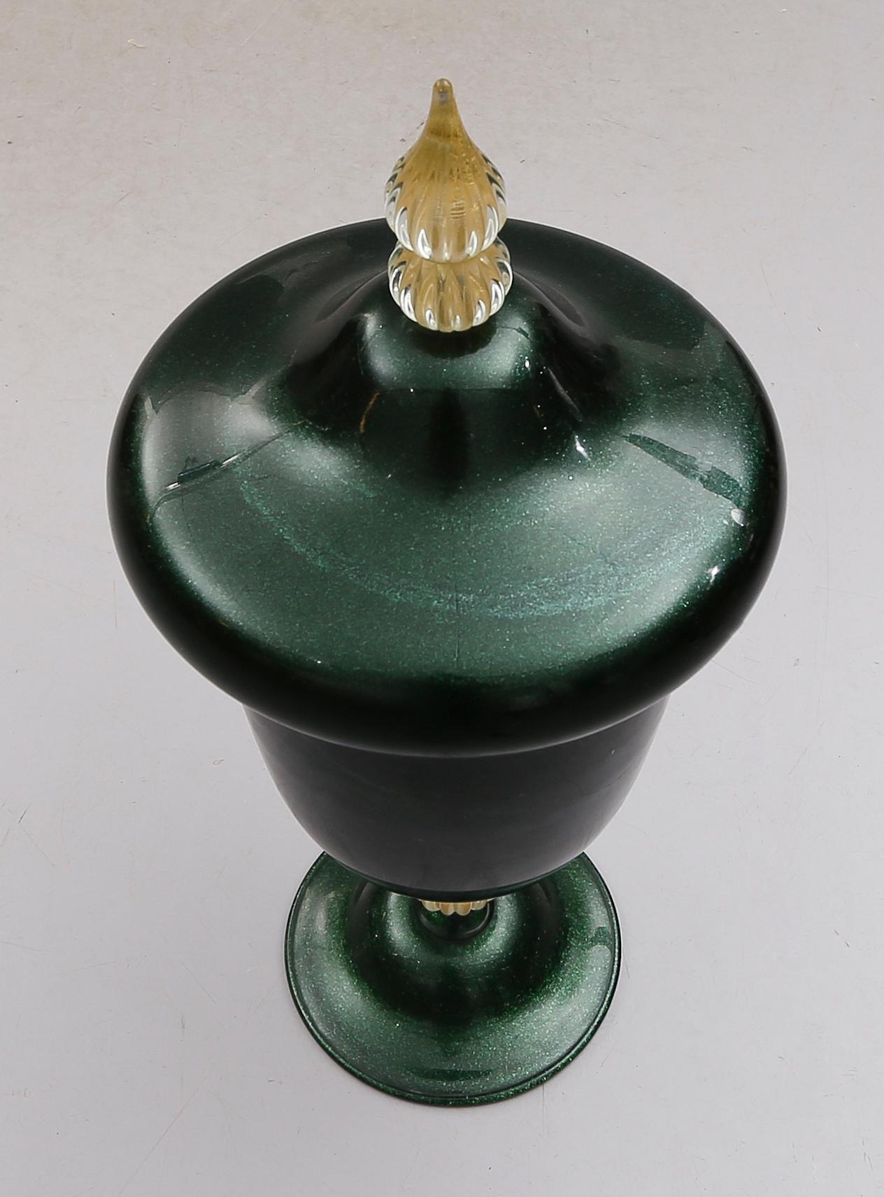 LOCKPOKAL, glas, Murano, 1900-tal.