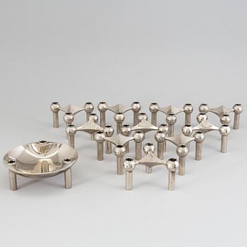 A module candle holder / sculpture by Ceasar Stoffi & Fritz Nagel, BMF, Germany.