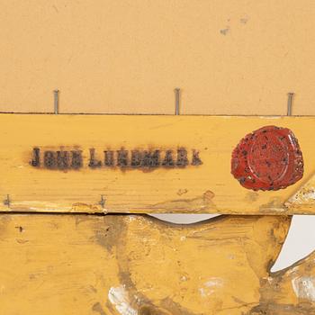 A Gustavian style mirror by John Lundmark, 20th Century.