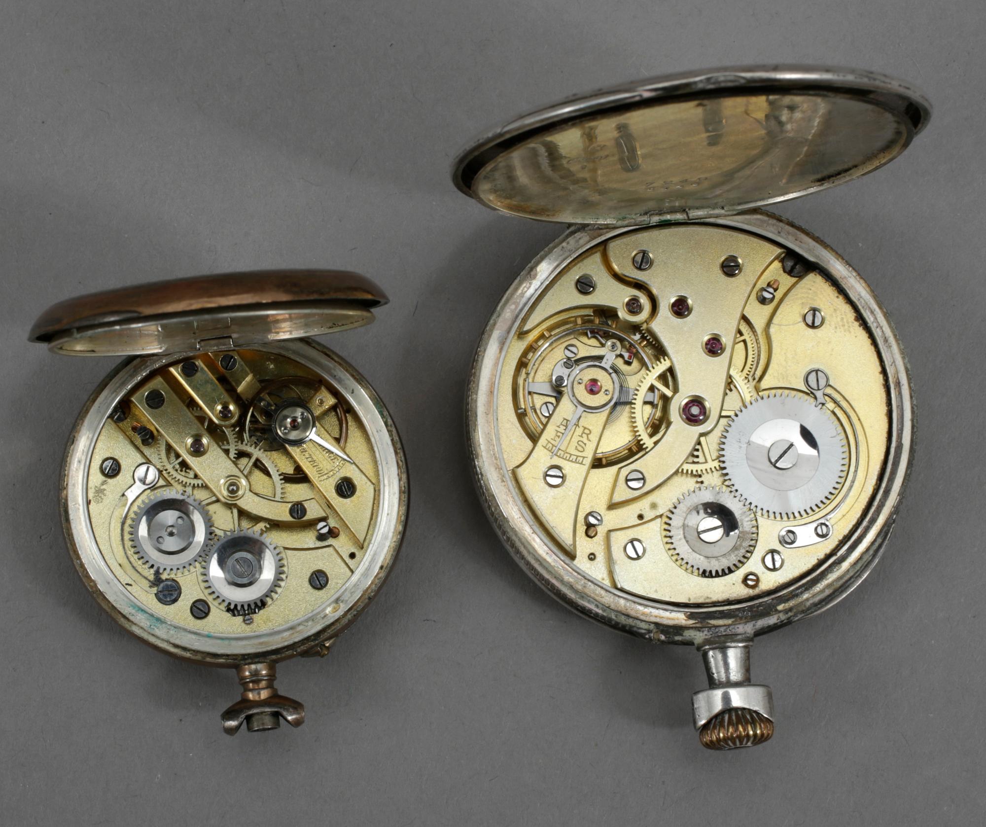 FICKUR, 13 st, mestadels silver, 1900-tal.