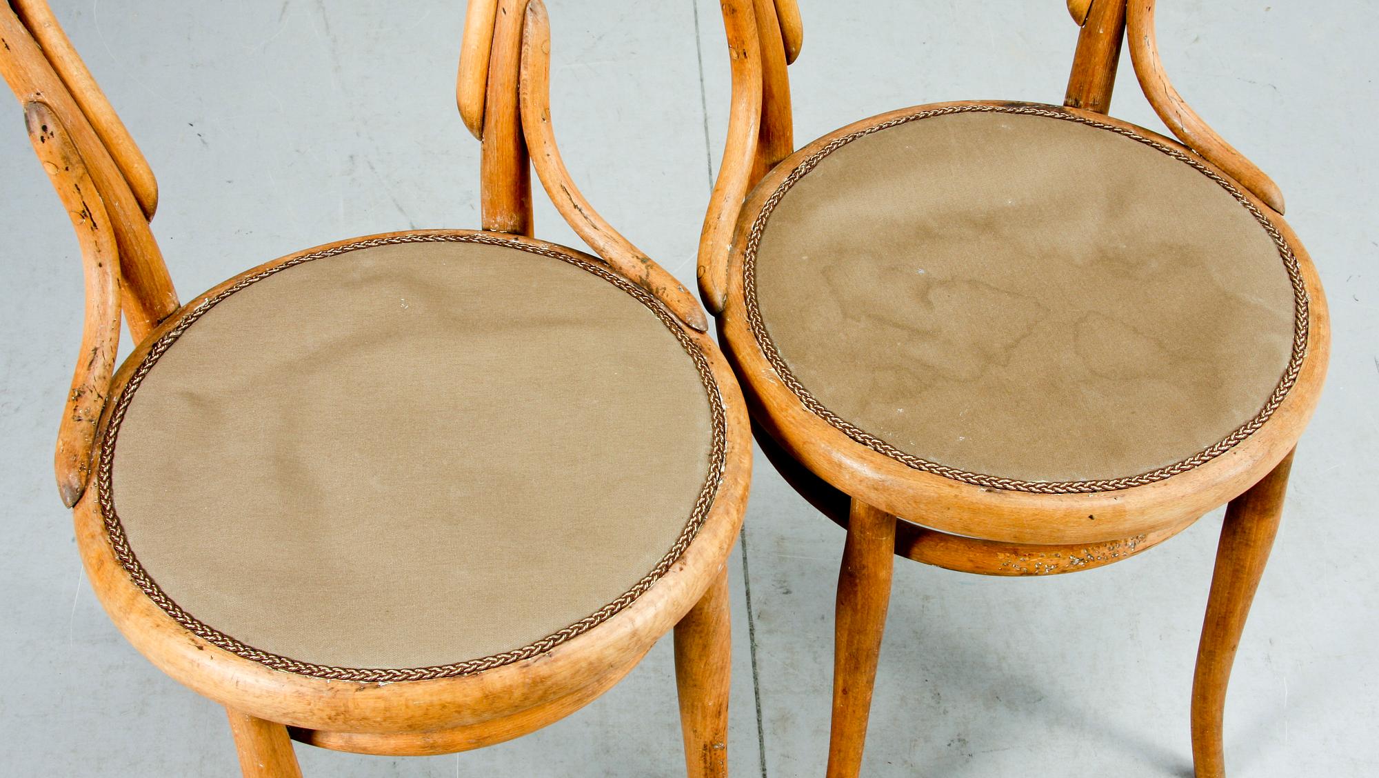 STOLAR, ett par, Thonet, 1900-talets mitt.