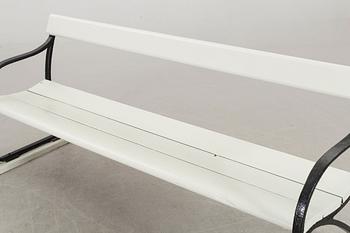 Garden bench / park bench Näfveqvarns Bruk, first half of the 20th century.