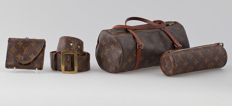 A Louis Vuiton four piece set.