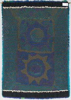 Ritva Puotila, ryijy, "Ares", 1960-luku. N. 180 x 125 cm.
