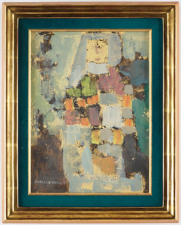 BRITA NORDENCREUTZ, mixed media, signed.