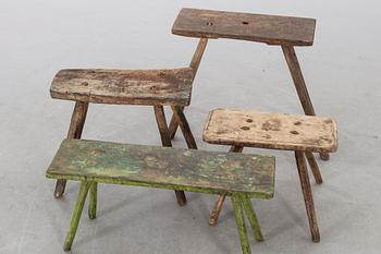 PALLAR, 4, st, allmoge, omkring 1900.