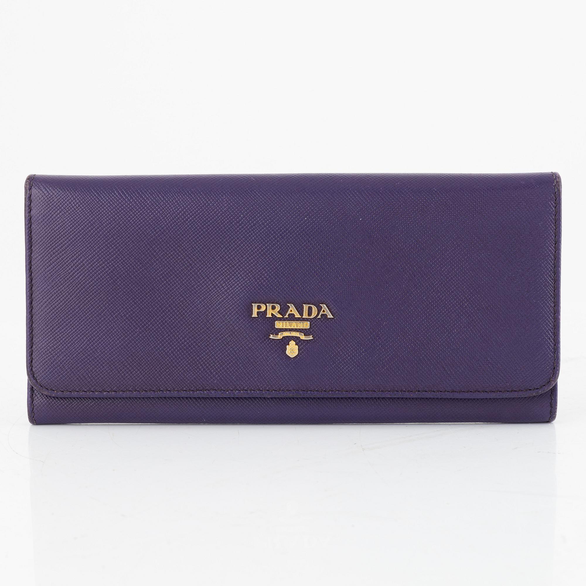 Prada, plånbok.