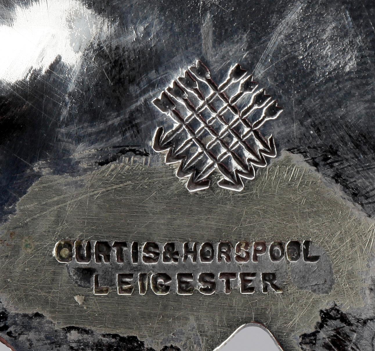 UPPLÄGGNINGSFAT, 2 st, pläter, Leicster, England omkring sekelskiftet 1900 resp tidigt 1900-tal.