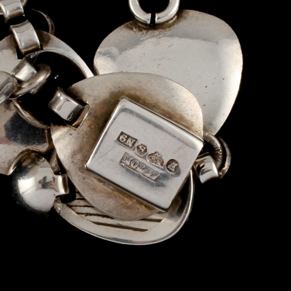 ARMBAND, silver, Alton, Falköping, 1963. Vikt 13 g.