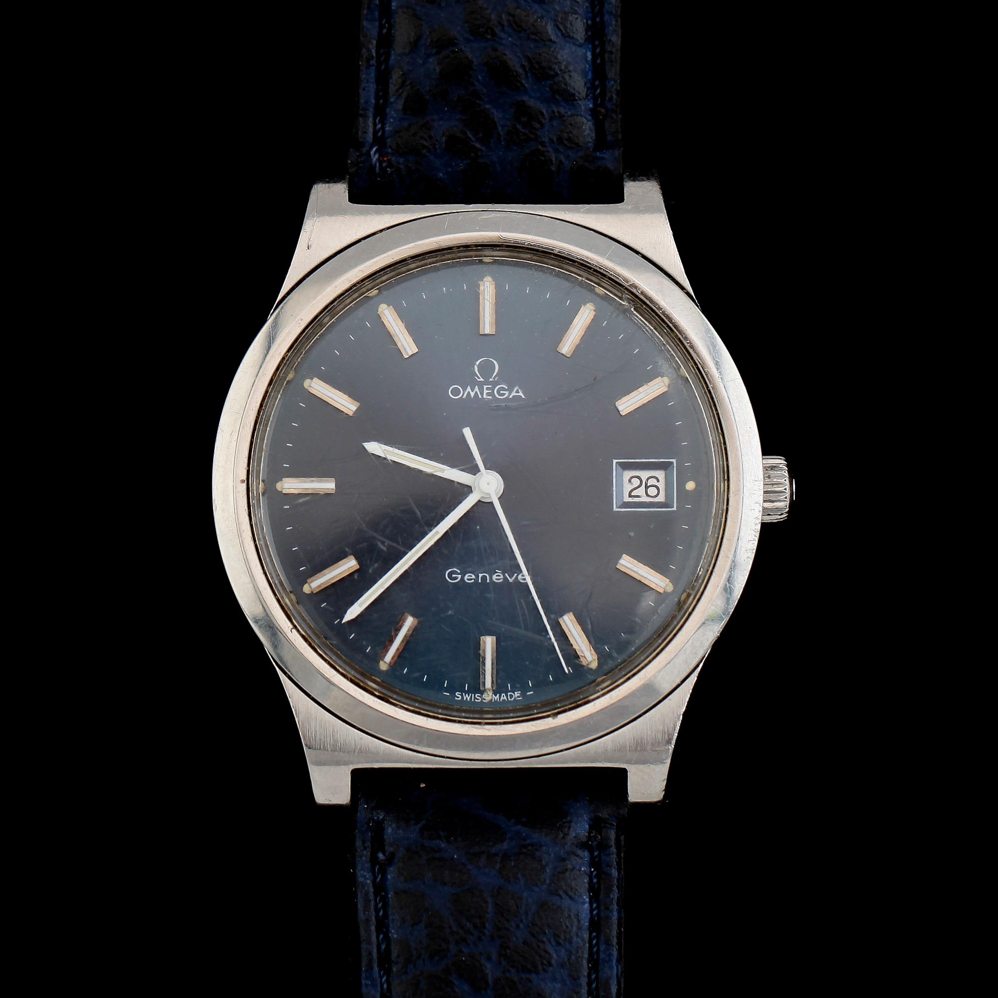 ARMBANDSUR, stål, Omega.