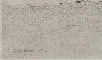 GUNNAR NORRMAN, blandteknik, signerad och daterad 1986.