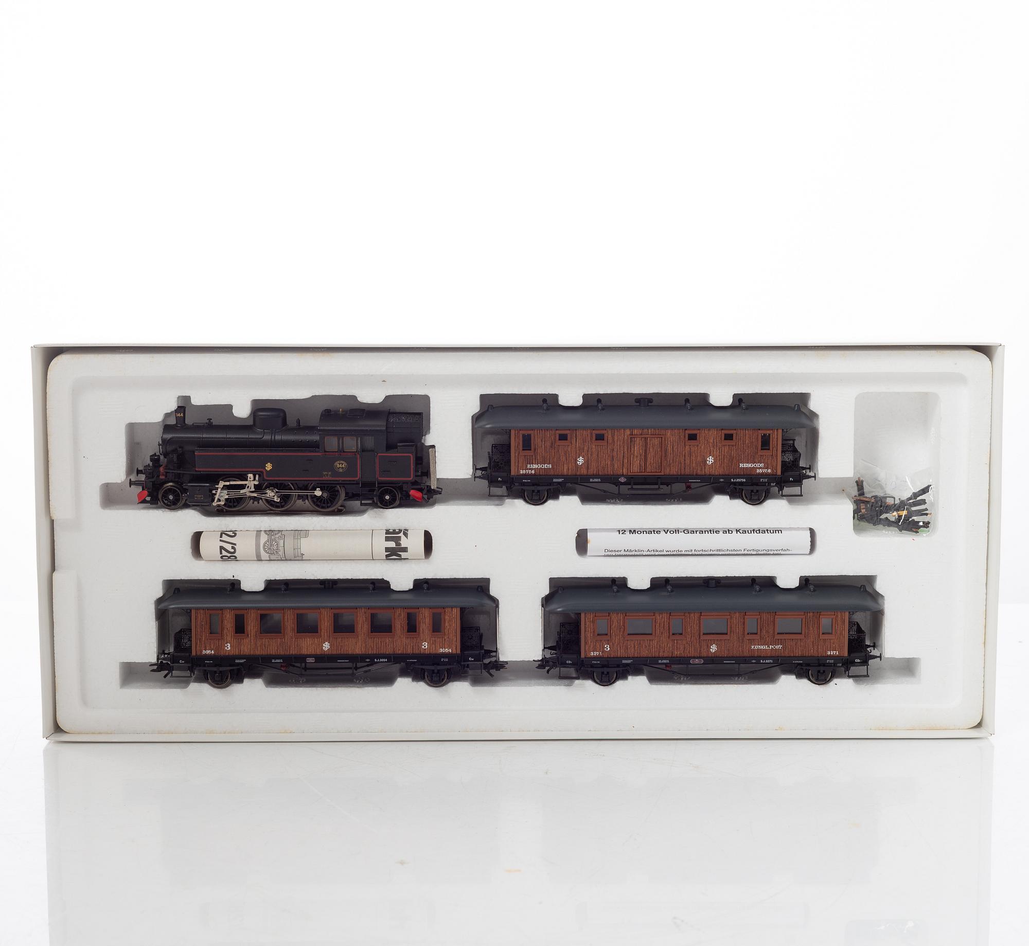 Märklin, tågset, 28703 H0, "Historic SJ Passenger Train".