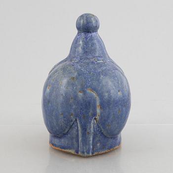 Ulla Kraitz, a stoneware sculpture, own studio, Fogdarp.