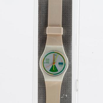 Swatch, Greengo, wristwatch, 25 mm.