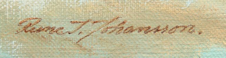 Rune Johansson, oil on canvas, signed.