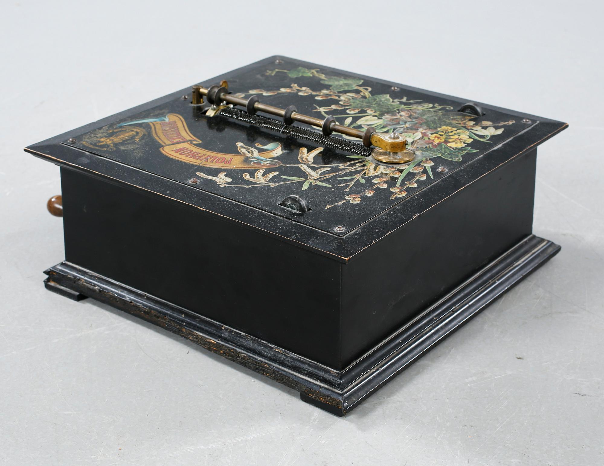 Polyphone music box with 31 records, Germany, around the year of 1900.