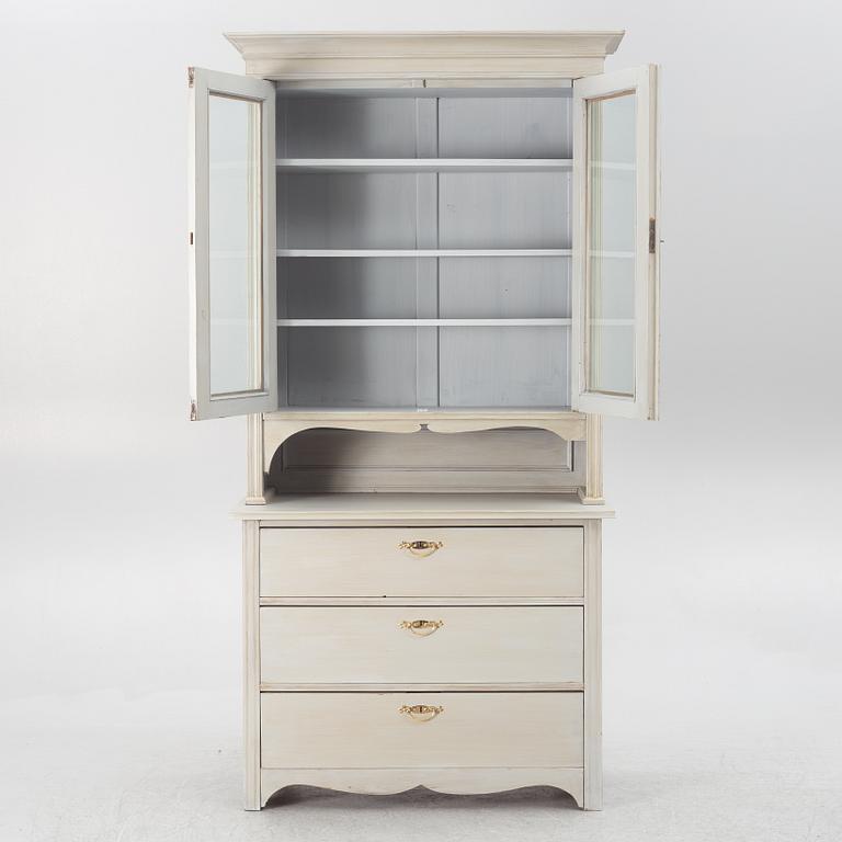 Display cabinet, early 20th century.