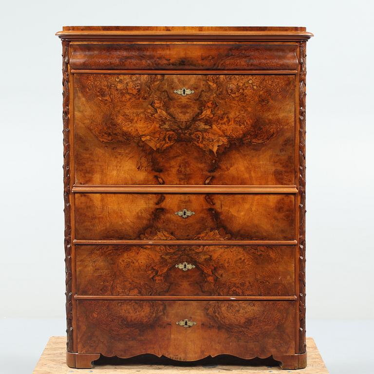 CHIFFONJE, senempire, omkring 1800-talets mitt.