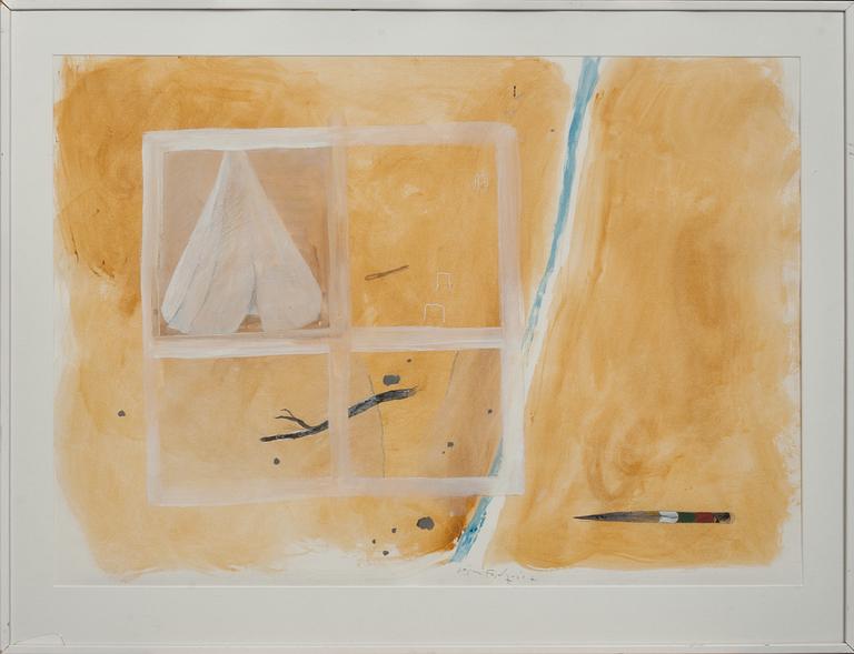 JÖRGEN FOGELQUIST, gouache, signerad.