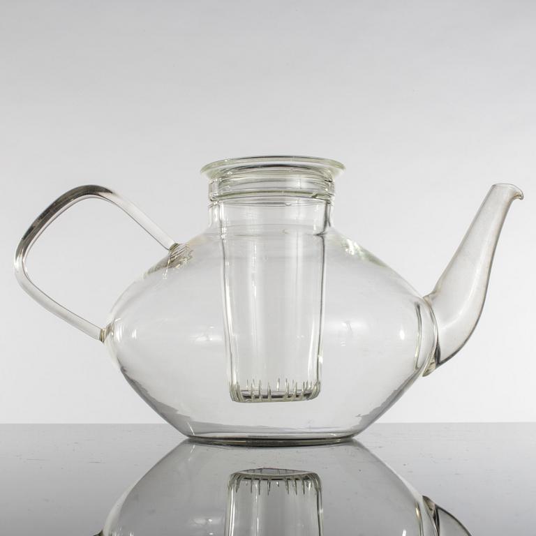 WILHELM WAGENFELT, 36 delar till teservis, delar, för Jenaer Glaswerke, Jena.