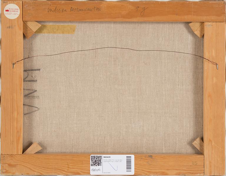 MADELEINE PYK, oil on canvas, signed M Pyk London.