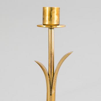 A brass candelabrum by Gunnar Ander for Ystad Metall.