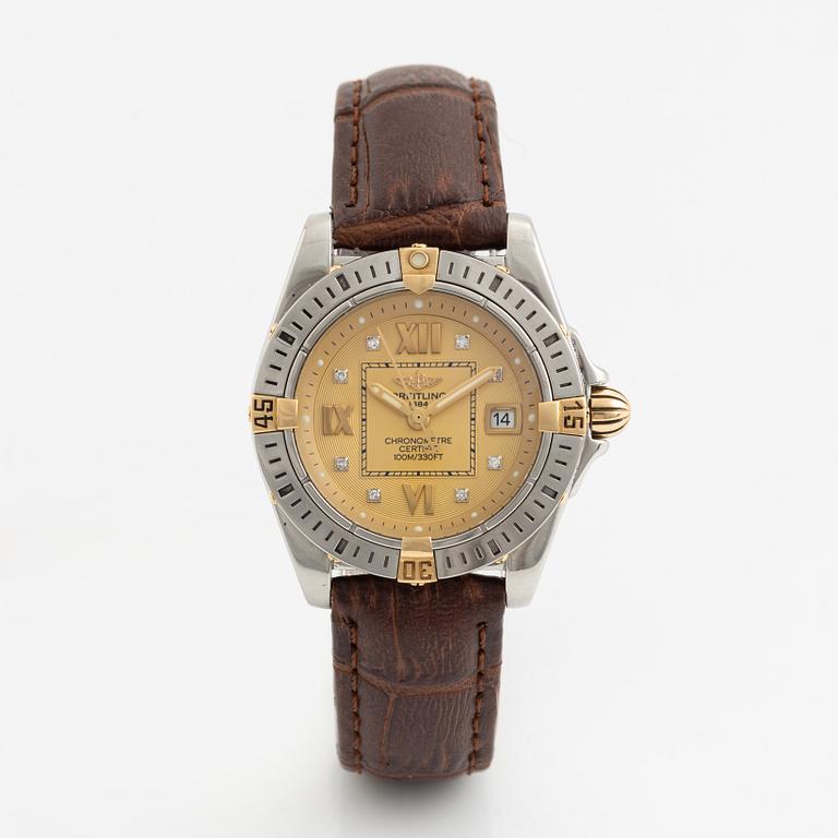Breitling, Cockpit Lady, "Diamond Dial", wristwatch, 31.8 mm.
