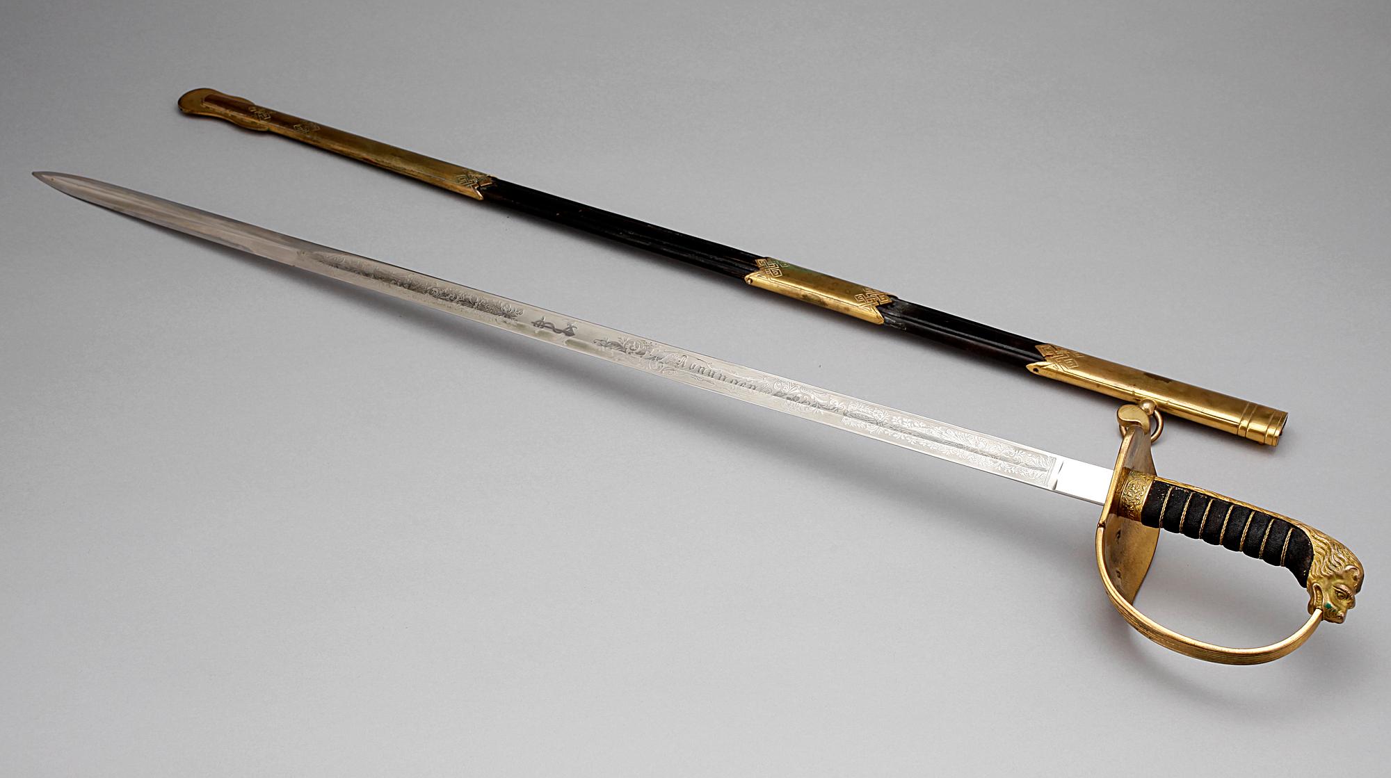 SABEL, m/1878, för officer vid flottan.