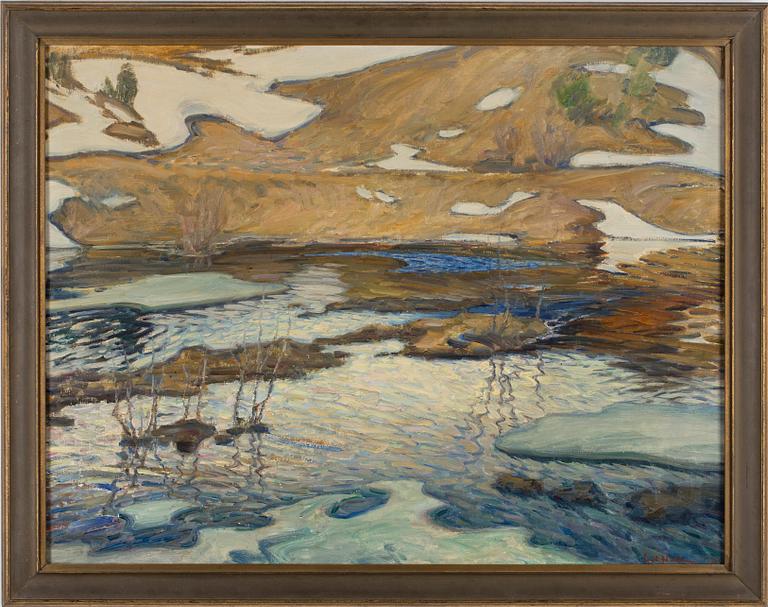 ERIK (ECKE) HEDBERG, Olja på duk, signerad och daterad -15.