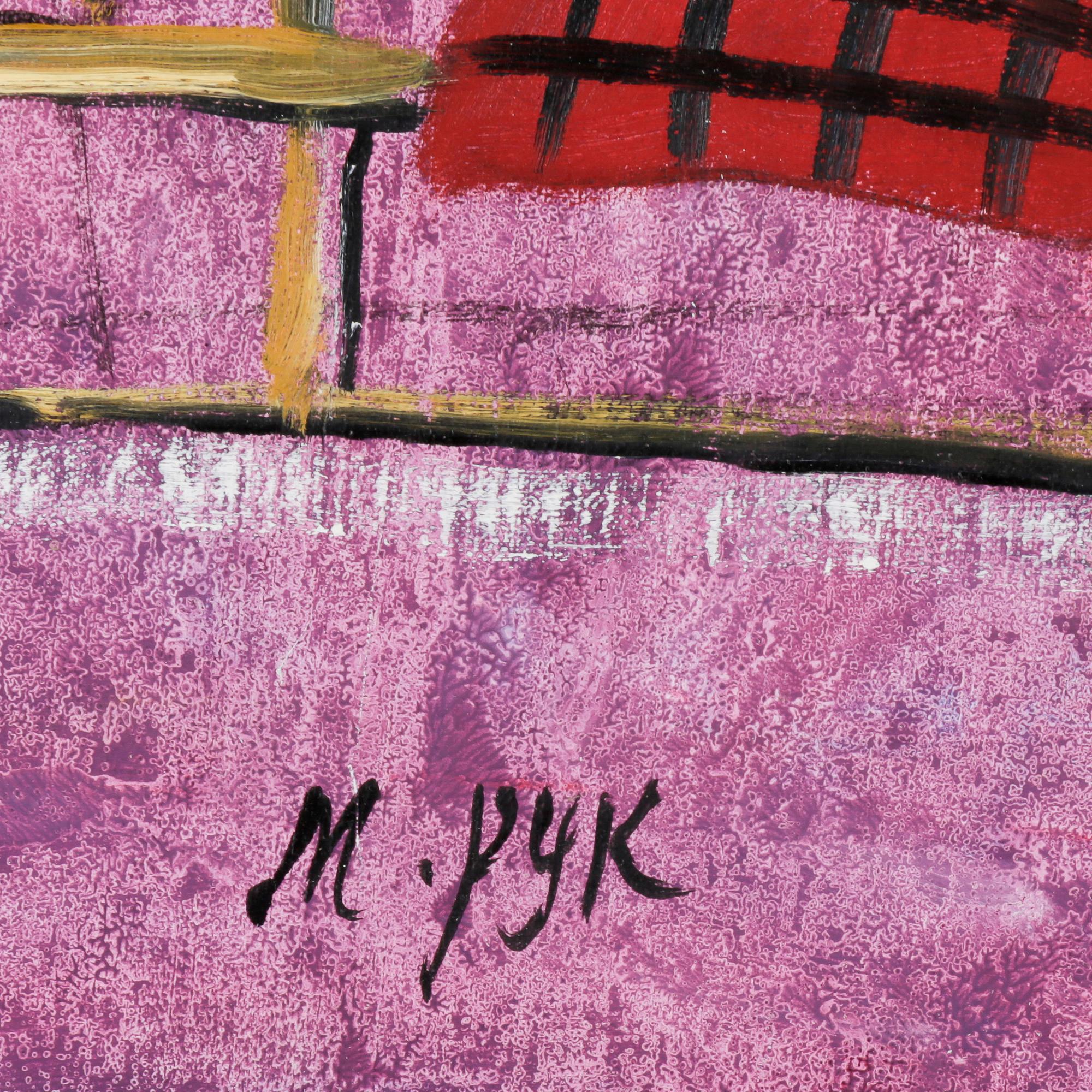 MADELEINE PYK, olja på duk, signerad.