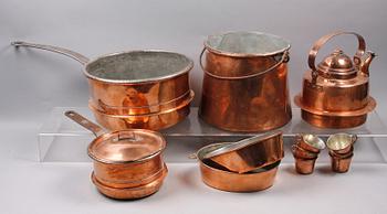 PARTI KOPPAR, 8 delar. 1800-tal.