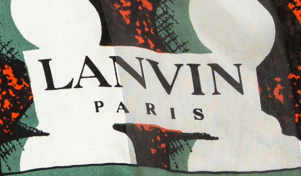 LANVIN, scarf, silke.