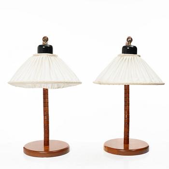 A pair of table lamps, Markslöjd, Sweden, second half of the 20th century.