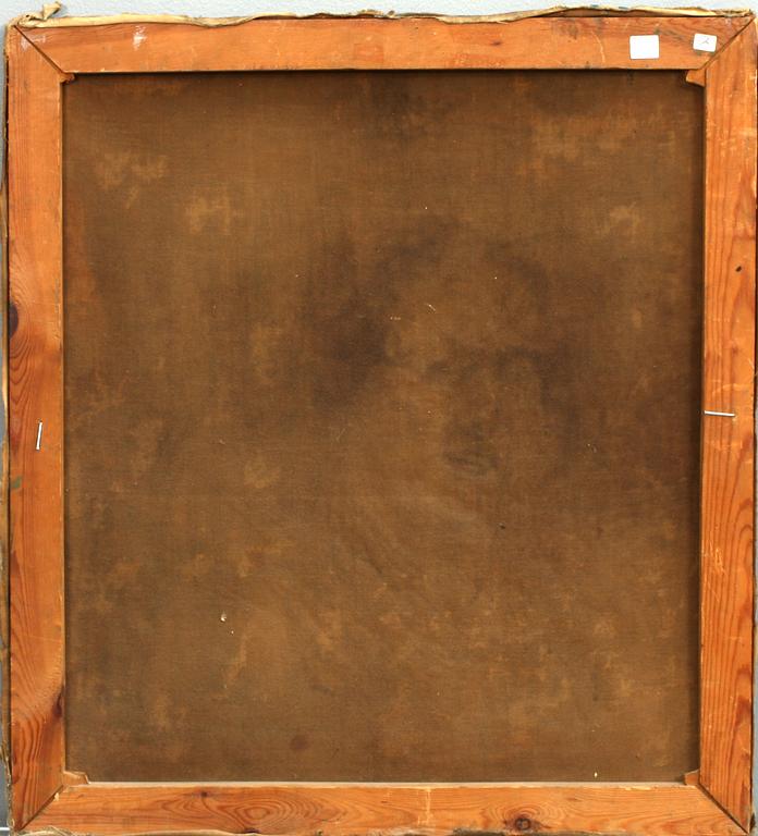 OKÄND KONSTNÄR, olja på duk, osign, 1800/1900-tal.